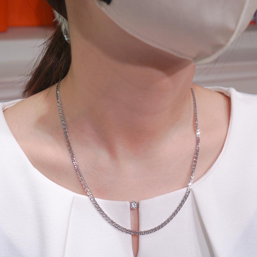 純プラチナ 喜平 ネックレス Pt1000 W6面 45cm 16g 造幣局検定 純プラチナ 喜平 ネックレス Pt1000 W6面 45cm 16g 造幣局検定