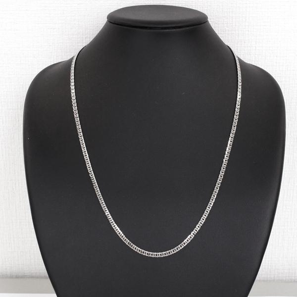 新品】ネックレス 純プラチナ 喜平 W6面 55cm 20g 造幣局検定マーク 