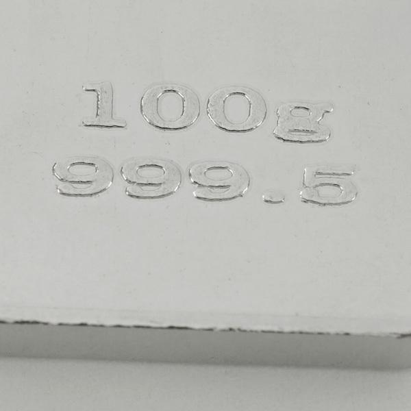 中古A/美品 パラジウム インゴット 100g 日本マテリアル バー 流通品