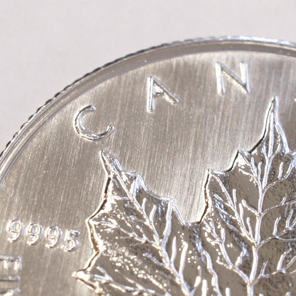 中古SA/極美品 純プラチナコイン メイプルリーフ 1/2オンス 1/2oz 約