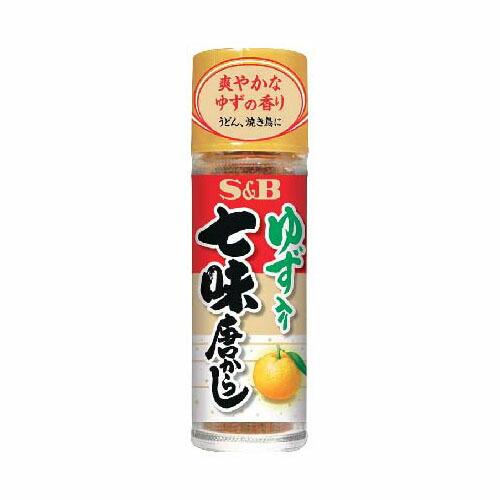 S&B 唐辛子 調味料瓶 エスビー食品 S&B ゆず入り七味唐辛子 瓶 14g ×10 メーカー直送