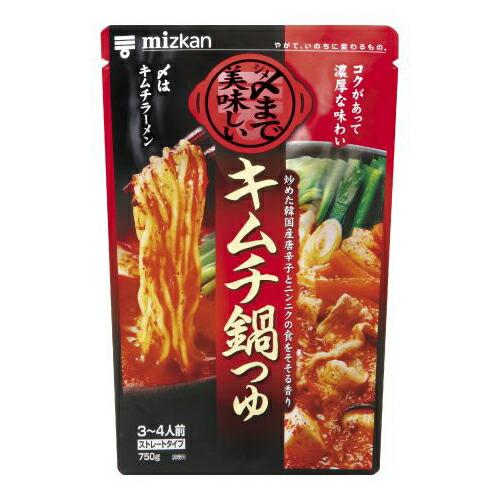 ミツカン 〆まで美味しいキムチ鍋つゆST 750g ×12 メーカー直送 | ミツカン
