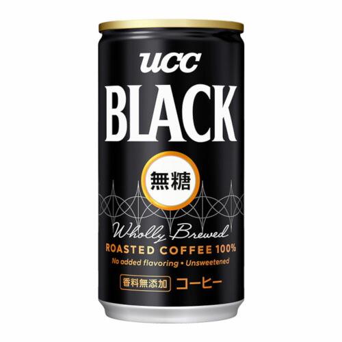 UCC UCC上島珈琲 ブラック無糖コーヒー 缶 185g ×30 メーカー直送