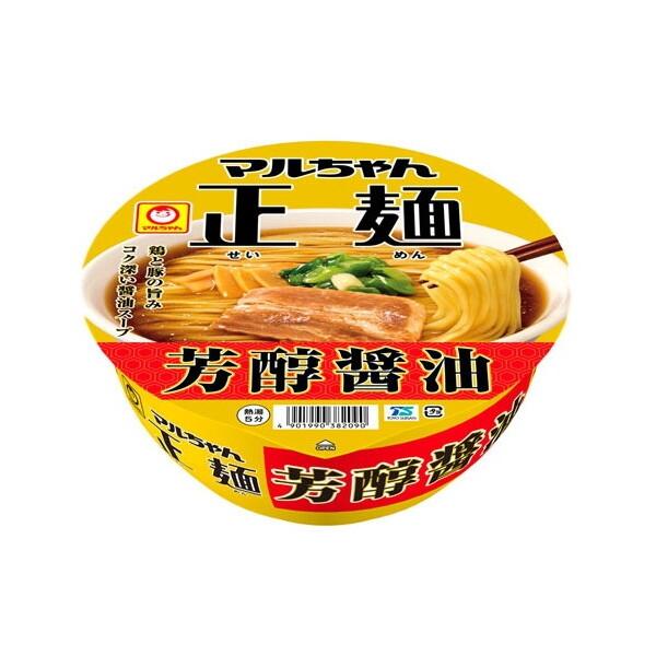 東洋水産 マルちゃん マルちゃん正麺 芳醇醤油カップ 120g× 12