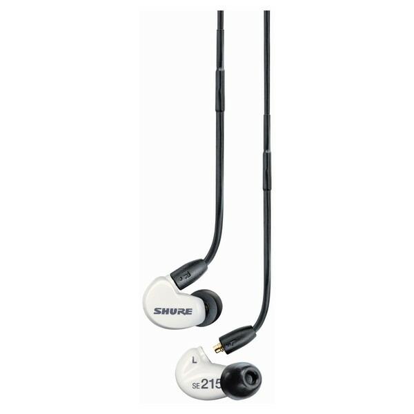 【新品未使用】SHURE SE21DYWH+UNI 有線イヤホン マイク付 白 SHURE AONIC 215 SE215DYWH+UNI-A ホワイト｜ミュージックランドKEY
