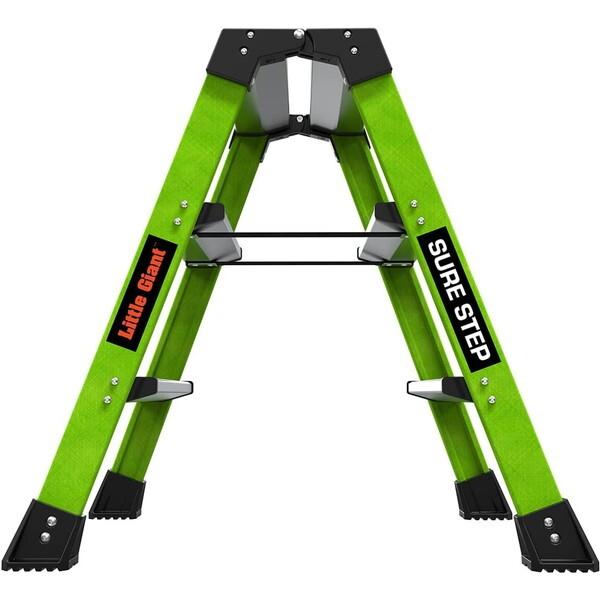 長谷川工業 Little Giant シュアステップ 3段 グリーン 脚立 メーカー