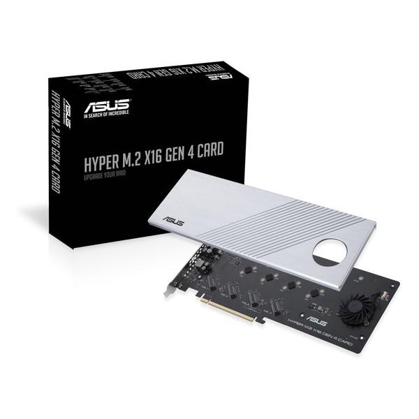 ASUS HYPER M.2 X16 GEN 4 Card マザーボード用拡張カード