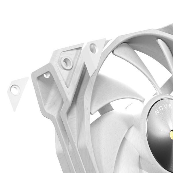 Antec（アンテック） ANTEC Nova 120 White ホワイト ケースファン 