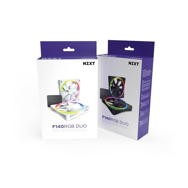 NZXT NZXT RF-D14DF-W1 F140 RGB DUO TWIN PACK & RGB Controller