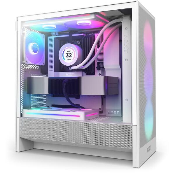 NZXT NZXT CC-H52FW-R1 ホワイト H5 Flow RGB v2 White PCケース