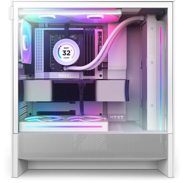 NZXT NZXT CC-H52FW-R1 ホワイト H5 Flow RGB v2 White PCケース