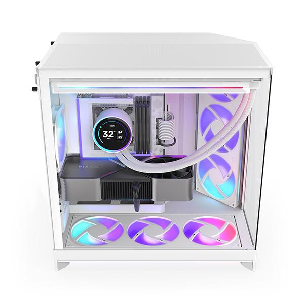 NZXT NZXT CM-H92FW-P1 ホワイト H9 Flow RGB+ (2025) PCケース