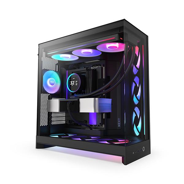 PCケース(自作PC用) H9 Flow RGB+ CM-H92FB-P1 NZXT NZXT CM-H92FB-P1 ブラック H9 Flow RGB+ (2025) PCケース