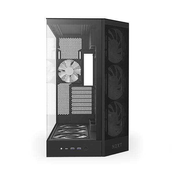 PCケース(自作PC用) H9 Flow RGB+ CM-H92FB-P1 NZXT NZXT CM-H92FB-P1 ブラック H9 Flow RGB+ (2025) PCケース