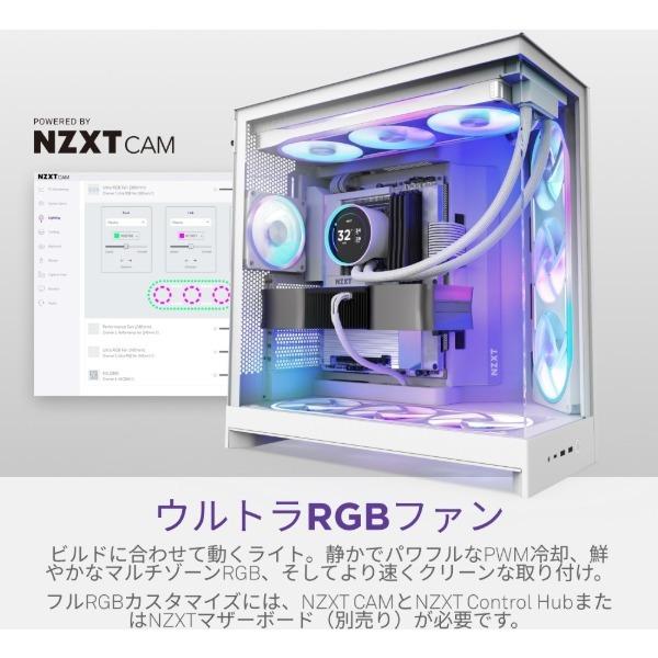 NZXT NZXT RF-E14US-WA ホワイト F140U Ultra RGB Fan White PCケース