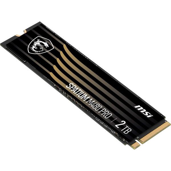 MSI MSI SPATIUM M480 Pro PCIe 4.0 NVMe M.2 2TB 内蔵SSD M.2 2280