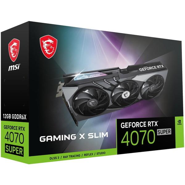 MSI GeForce RTX 4070 SUPER 12G GAMING X SLIM ブラック グラフィックスカード｜aprice｜11