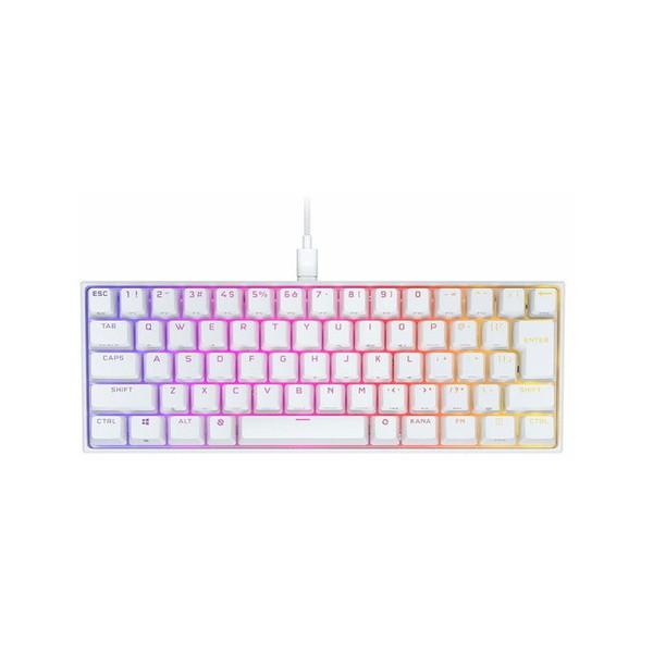 美品　CORSAIR K65 RGB MINI CH-9194114 日本語 CORSAIR（コルセア） Corsair CH-9194114-JP K65 RGB MINI WHITE