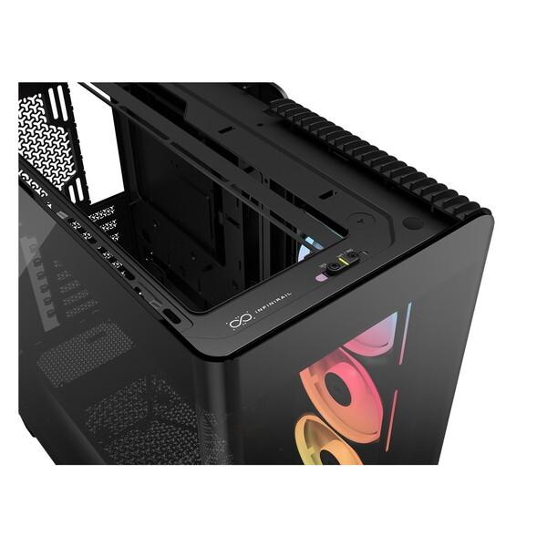 Corsair CC-9011316-WW ブラック FRAME 4500X LX-R RGB iCUE LINK Panoramic Glass Mid-Tower ミドルタワー型PCケース メーカー直送_13