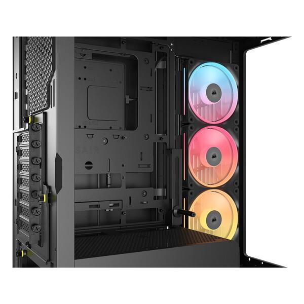 Corsair CC-9011316-WW ブラック FRAME 4500X LX-R RGB iCUE LINK Panoramic Glass Mid-Tower ミドルタワー型PCケース メーカー直送_14
