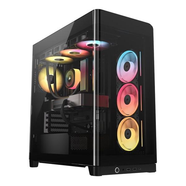 Corsair CC-9011316-WW ブラック FRAME 4500X LX-R RGB iCUE LINK Panoramic Glass Mid-Tower ミドルタワー型PCケース メーカー直送_15