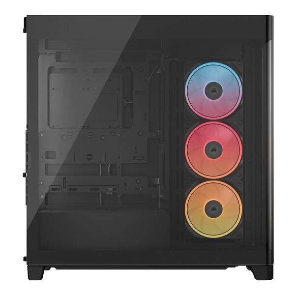 Corsair CC-9011316-WW ブラック FRAME 4500X LX-R RGB iCUE LINK Panoramic Glass Mid-Tower ミドルタワー型PCケース メーカー直送_2