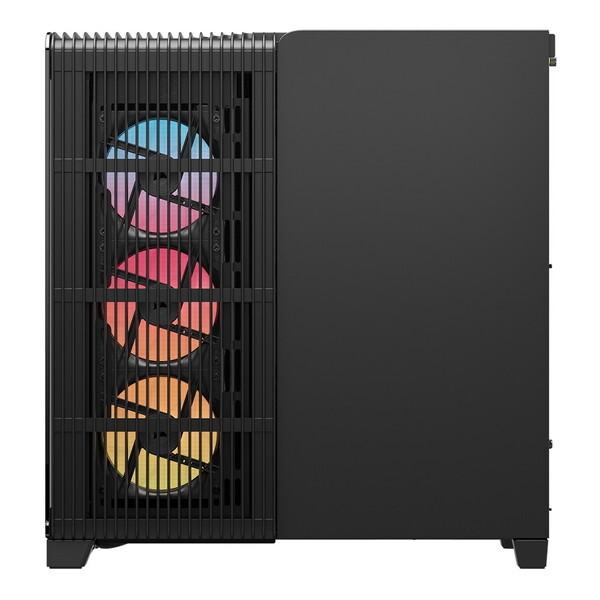 Corsair CC-9011316-WW ブラック FRAME 4500X LX-R RGB iCUE LINK Panoramic Glass Mid-Tower ミドルタワー型PCケース メーカー直送_3
