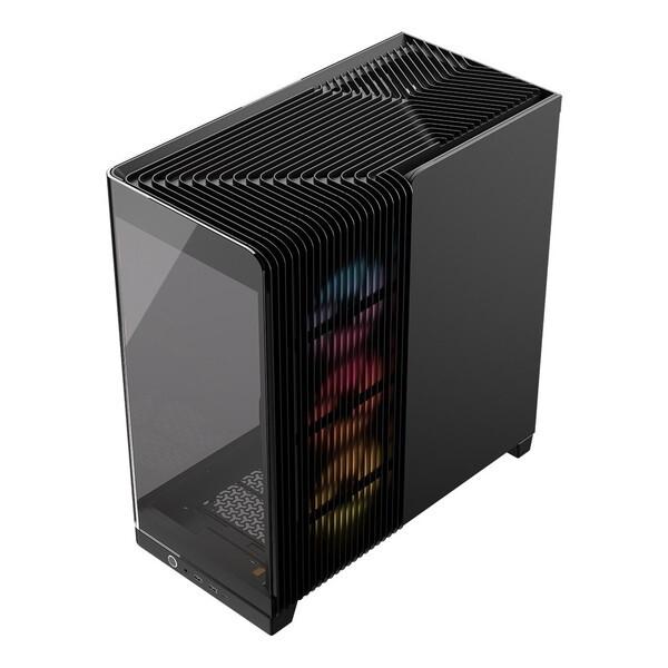 Corsair CC-9011316-WW ブラック FRAME 4500X LX-R RGB iCUE LINK Panoramic Glass Mid-Tower ミドルタワー型PCケース メーカー直送_5