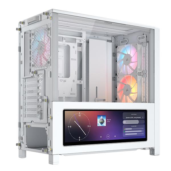 Corsair CC-9011327-WW ホワイト FRAME 4000D LCD RS ARGB Premium Mid-Tower ミドルタワー PCケース メーカー直送_13