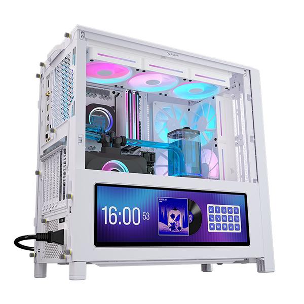 Corsair CC-9011327-WW ホワイト FRAME 4000D LCD RS ARGB Premium Mid-Tower ミドルタワー PCケース メーカー直送_14