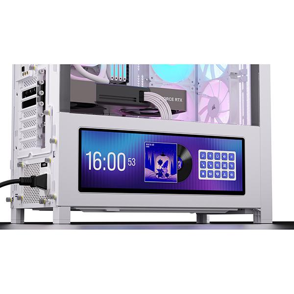 Corsair CC-9011327-WW ホワイト FRAME 4000D LCD RS ARGB Premium Mid-Tower ミドルタワー PCケース メーカー直送_16