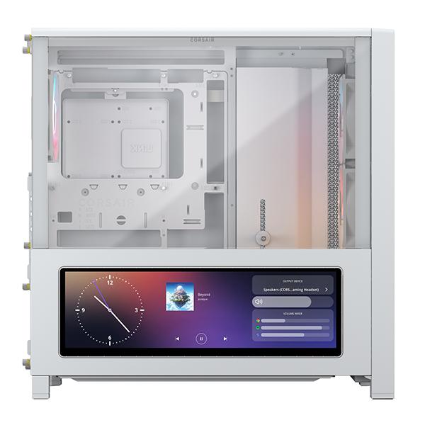 Corsair CC-9011327-WW ホワイト FRAME 4000D LCD RS ARGB Premium Mid-Tower ミドルタワー PCケース メーカー直送_2