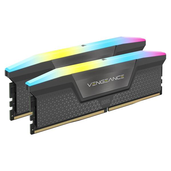 Corsair CMH32GX5M2F6000Z36 グレー VENGEANCE RGB DDR5 デスクトップ用メモリ 32GB(16GB×2) メーカー直送
