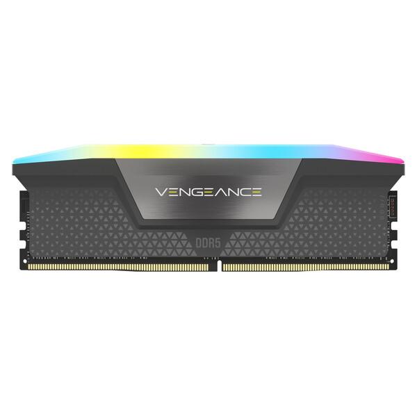 Corsair CMH32GX5M2F6000Z36 グレー VENGEANCE RGB DDR5 デスクトップ用メモリ 32GB(16GB×2) メーカー直送