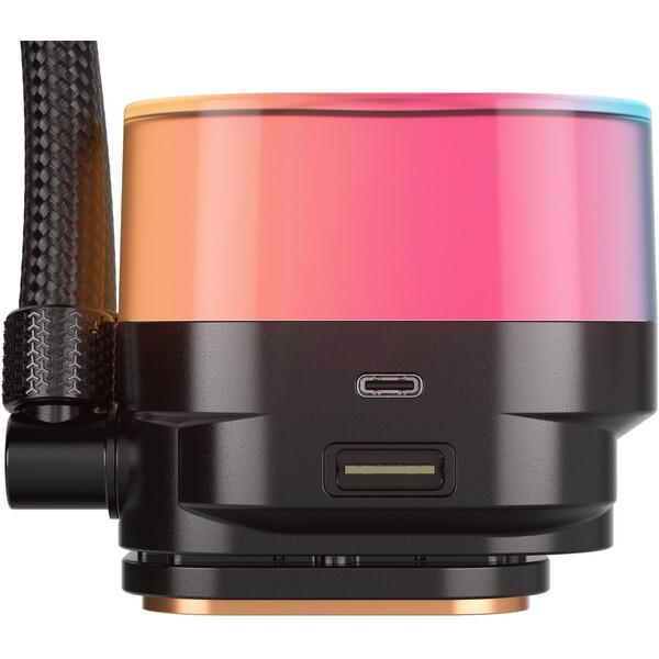 Corsair CW-9061023-WW ブラック iCUE LINK TITAN 360 RX RGB LCD CPUクーラー_11