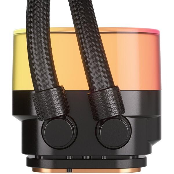 Corsair CW-9061023-WW ブラック iCUE LINK TITAN 360 RX RGB LCD CPUクーラー_9