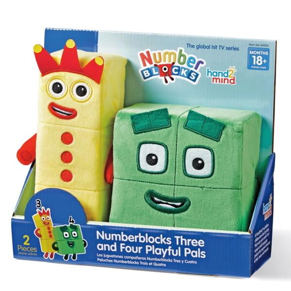 Learning Resources 94555 Numberblocks Three and Four Playful Pals