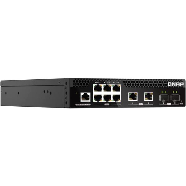 QNAP QSW-M2106R-2S2T スイッチングハブ (10ポート/10GbE SFP+・10GbE 