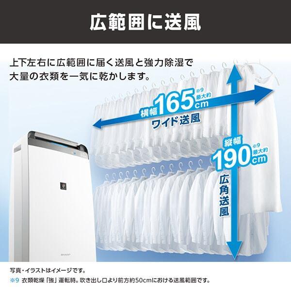 SHARP 除湿機 シャープ CV-R180-W ホワイト系 コンプレッサー式 SHARP 除湿機 シャープ CV-R180-W ホワイト系 コンプレッサー式