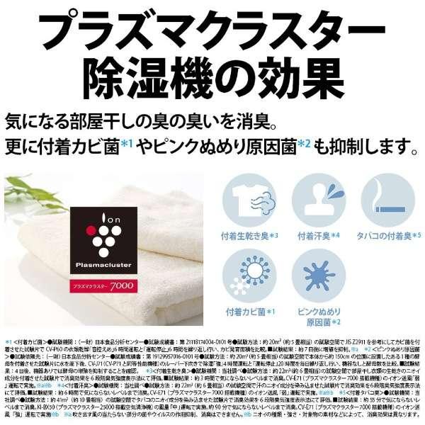 除湿機 SHARP シャープ CV-P180-W ホワイト系 衣類乾燥除湿機 木造20畳