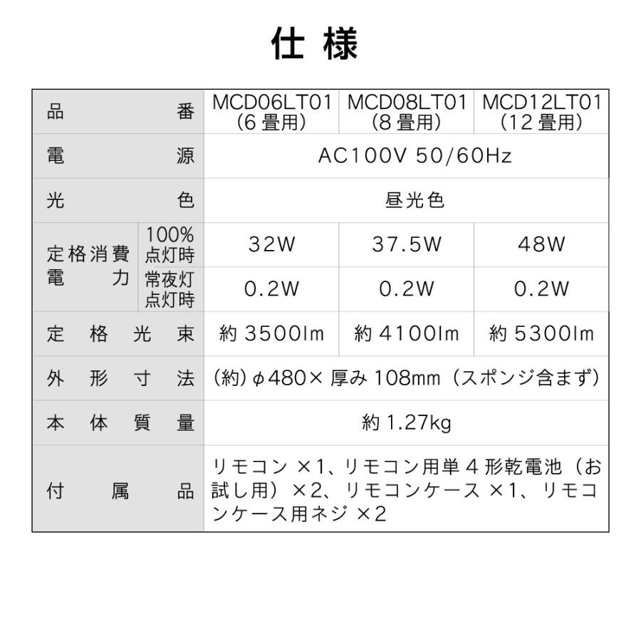 MAXZEN（マクスゼン） シーリングライト LED 8畳 天井照明 2個セット