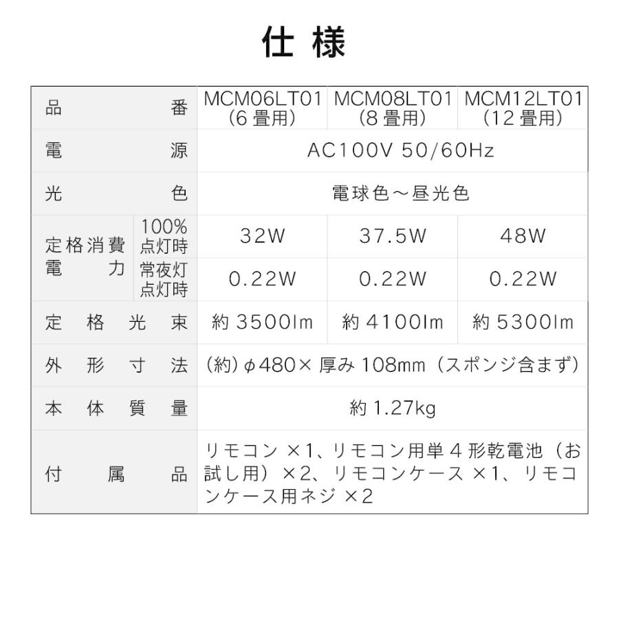 MAXZEN（マクスゼン） シーリングライト LED 6畳 天井照明 2個セット