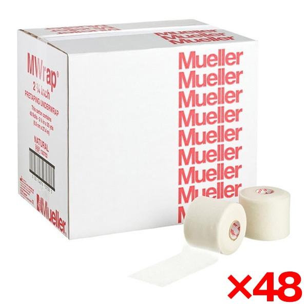 【48個セット】MUELLER ミューラー Mラップカラー 70mm ベージュ 1ケ 130702 MUELLER（ミューラー） 48個セット Mラップカラー 70mm ベージュ 1ケ