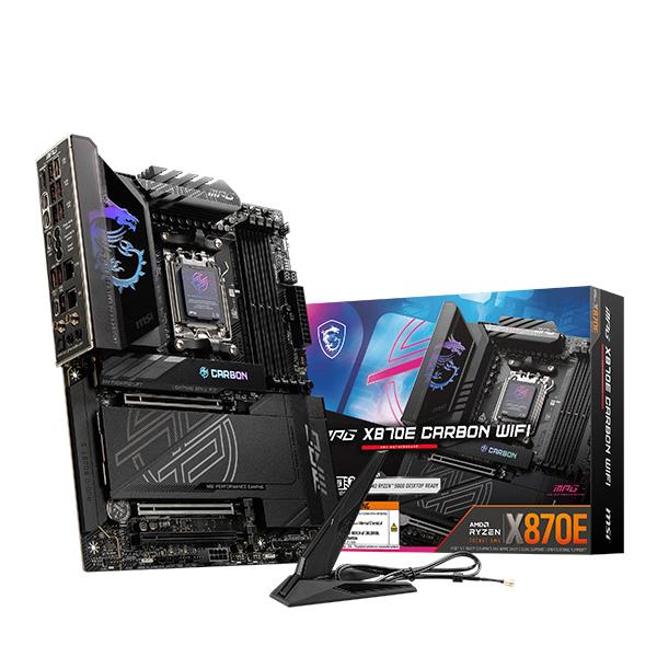 AMD Ryzen 9 9950X3D CPU + MSI MPG X870E CARBON WIFI AMD Ryzen 9 9950X3D CPU + MSI MPG X870E CARBON WIFI