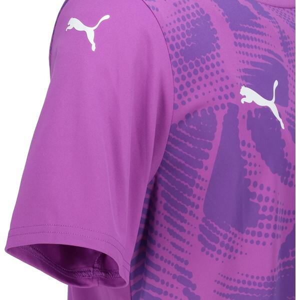 Puma, サッカーウェア, Lサイズ, パープル PUMA プーマ サッカーシャツ TEAMULTIMATE グラフィック ゲーム