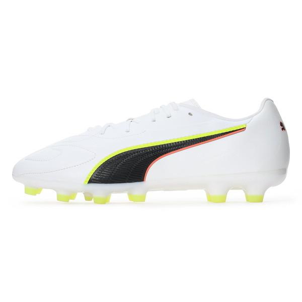 PUMA KING サッカーシューズ ホワイト 24.5 PUMA（プーマ） サッカーシューズ キング 20 マッチ WIDE HG/AG 26.5cm