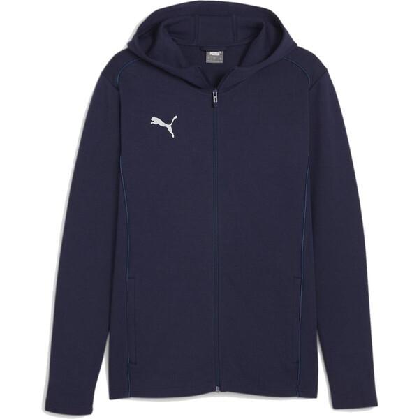 PUMA プーマ サッカーシャツ teamFINAL カジュアル フーデッド ジャケット ネイビー XXL 659337 06 PUMA プーマ サッカーシャツ teamFINAL カジュアル フーデッド