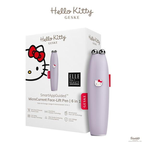 GESKE HK000014PU01 パープル ハローキティ マイクロカレント フェイス