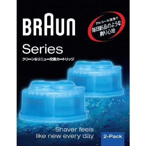 BRAUN 毎週更新 ブラウン 正規取扱店 CCR2CR クリーンamp;リニュー専用洗浄液カートリッジ 2個入
