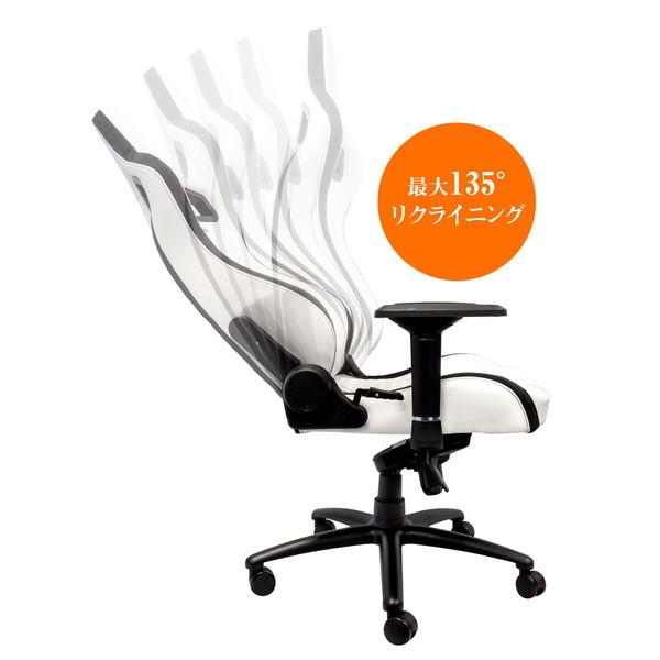 ゲーミングチェア オフィスチェア デスクチェア 白 NBL-PU-WHT-002 プレミアムホワイト noblechairs EPIC｜aprice｜08